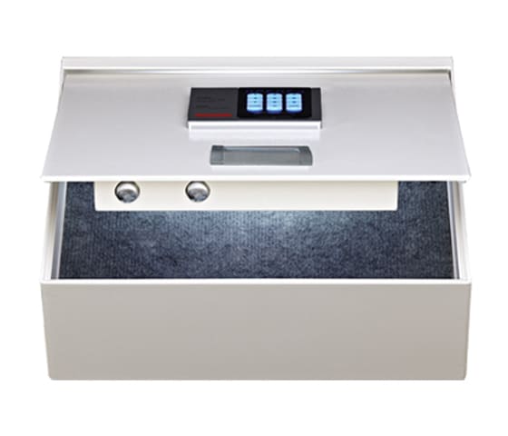 Coffre fort anti-vol H125C Blanc – Image 2